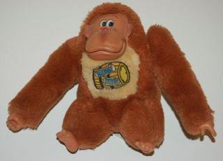 Vintage Donkey Kong Plush Doll 1982 Nes