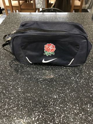 England Rugby Player Issue Vintage Nike Boot/wash Bag
