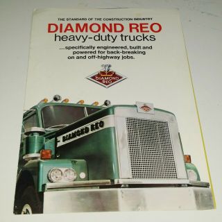 Vintage Diamond Reo Truck Brochure 1970