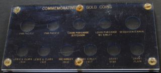 Vintage - Commemorative Gold Coins Coin Holder