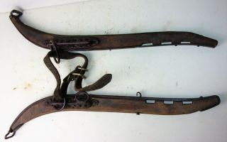 Antique Vintage Primitive Wood Cast Iron Horse Collar Yoke Hand Forged 25 "