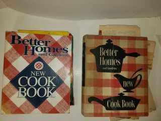2 Vintage Better Homes And Garden Cookbooks.