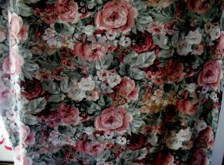 Another Vintage/retro Shabby Floral / Roses Shower Curtain