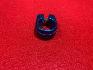 Nos Vintage Blue 1 " Seat Post Clamp Bmx Freestyle Racing