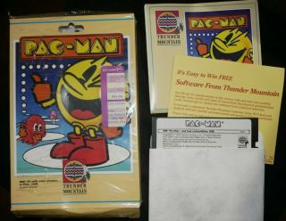 Vintage Pac - Man Ibm/tandy 5.  25 " Complete