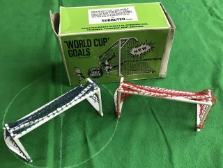 Vintage Subbuteo Table Football World Cup Goals Set C130 Goals & Box