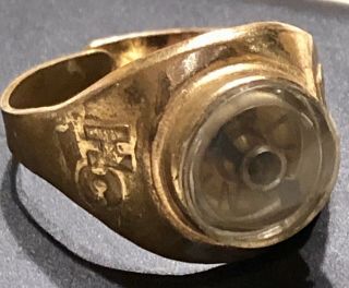 Vintage 1950’s Hopalong Cassidy Compass Ring -