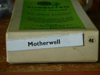 Vintage 1960s Subbuteo - H/w Referenced Box - Motherwell - 46