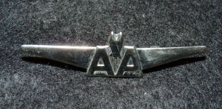 Vintage 1970s American Airlines Metal Junior Wings Souvenir Pin