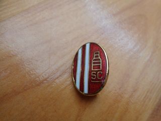 Classic Vintage Stoke City Fc Reeves Emblem Crest Enamel Football Pin Badge