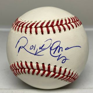 Roberto Alomar Single Signed Baseball Autographed Auto Jsa Blue Jays Hof