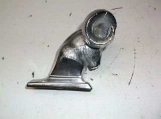 Dodge Ram Hood Ornament Metal With Solid Base Ram Charger Head