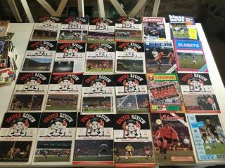 Manchester United Review Vintage Man United Official Programmes 112 Football