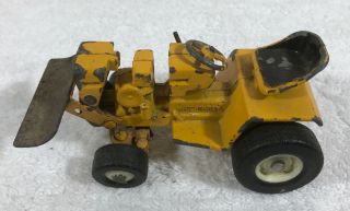 Vintage Ertl Ih International Harvester Garden Tractor W Plow Yellow