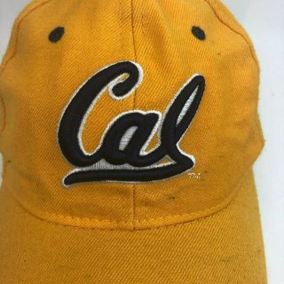 California Cal Golden Bears Zephyr Fitted Hat Yellow Size 7 1/8 Baseball Cap 2