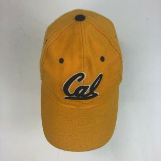 California Cal Golden Bears Zephyr Fitted Hat Yellow Size 7 1/8 Baseball Cap 3