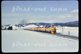 Slide - D&rgw Rio Grande 5771 Ski Train Action In Snow Fraser Co 1984