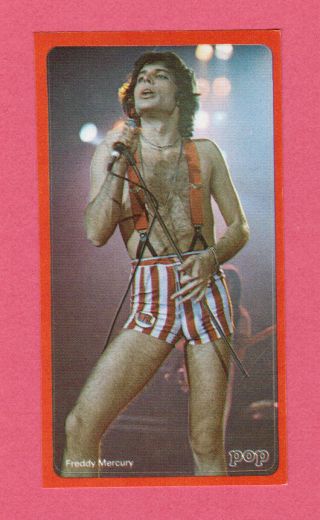 Queen Freddie Mercury Vintage 1970s Pop Rock Music Sticker From Germany