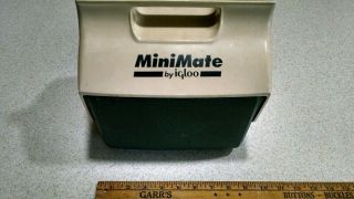 Vintage Igloo Mini Mate Cooler Lunchbox 6 Pack Hunter Green Made In Usa