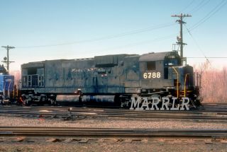 Orig.  Slide - Conrail Cr 6788 At Syracuse Ny 1979