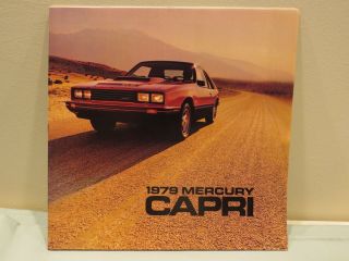 Vintage 1979 Mercury Capri Sales Brochure