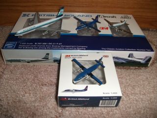 Aeroclassics Jc Wings 1/400 British Midland Airways Bma 707 F27 Dc3 Shorts 360