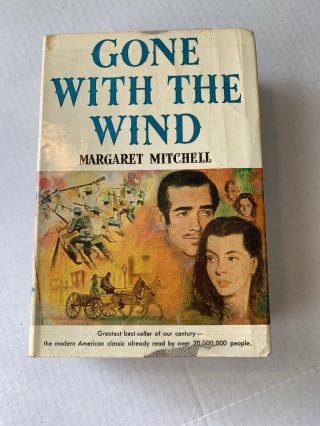 Gone With The Wind Book By Margaret Mitchell Vintage 1964 H/c