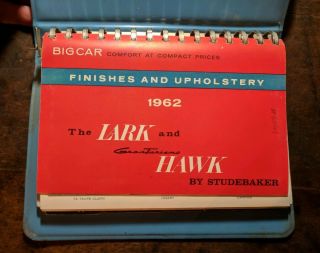 1962 Studebaker Dealer Album Fact Book Colors and Upholstery Car Auto 2