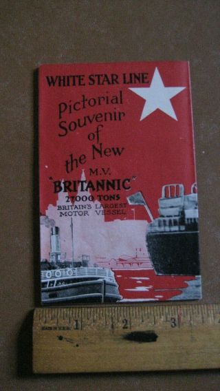 White Star Line Britannic " Britain 