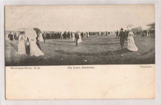 Vintage Postcard The Lawn,  Randwick Nsw 1900s