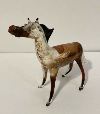 Rare Vintage Horse Hand Blown Glass Decanter Animal Ron Virgin Cherry Liqueur Ny
