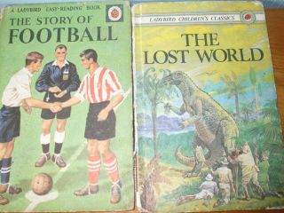 The Lost World And The Story Of Football Vintage Ladybird Books 1964 Children 