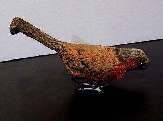 Vintage Tinplate Clockwork Pecking Bird Toy,  Possibly Schuco,  Germany.  As Found 2
