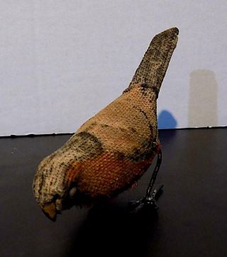 Vintage Tinplate Clockwork Pecking Bird Toy,  Possibly Schuco,  Germany.  As Found 3