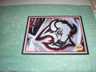 Nhl Buffalo Sabres Full Size Wall Calendar 1996 - 1997,  Great Player Pics