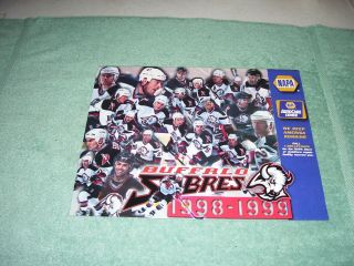 Nhl Buffalo Sabres Full Size Wall Calendar 1998 - 1999,  Great Player Pics