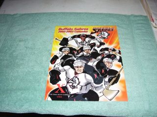 Nhl Buffalo Sabres Full Size Wall Calendar 2002 - 2003,  Great Player Pics