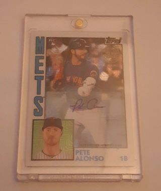 2019 Topps Update Silver Pack Pete Alonso Rc Auto 6/149