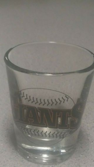 San Francisco Giants Shot Glass Vintage Mlb Baseball