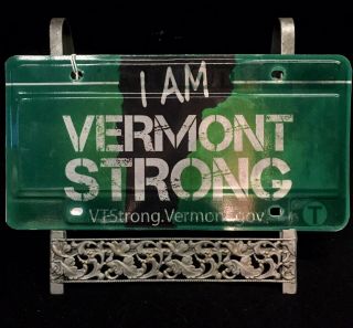 I Am Vermont Strong Vt Hurricane Irene Flood Victim Benefit License Plate