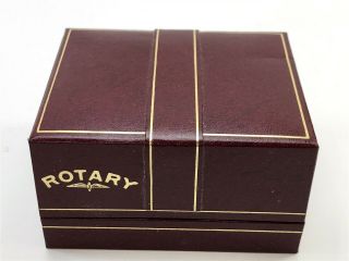 Vintage Rotary Watch Box : Red Leather Hm02