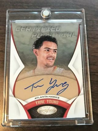 2018 - 19 Certified Potential Trae Young Rc Auto Autograph