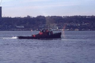 Unknown Tugboat In York? Waters 1974 35mm Photo Slide