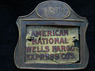 C1890 American National Wells Fargo Express Co 