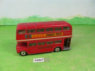 Vintage Corgi Toys Diecast 468 London Transport Routemaster Bus Model Toys 1057