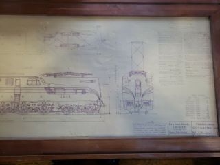 Vintage Pennsylvania Railroad Print 4841 Reading Model Engineers GG - 1 Locomotive 2