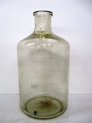 Vintage Large Pyrex Glass Water Jug Carboy 18 " X 9 1/2 " Diameter