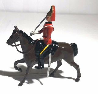 Vintage William Britain Jr.  Metal Royal Guard On Horse