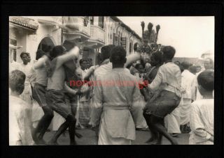 Singapore Tamil Penance Religious Festival Unique Vintage Rp Pc 1930 