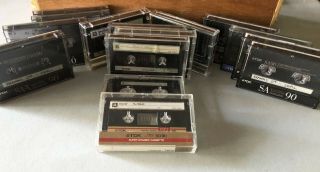 15 Tdk Sa 90 Sd90 Sax Cassette Tapes High Bias Position Vintage Japan